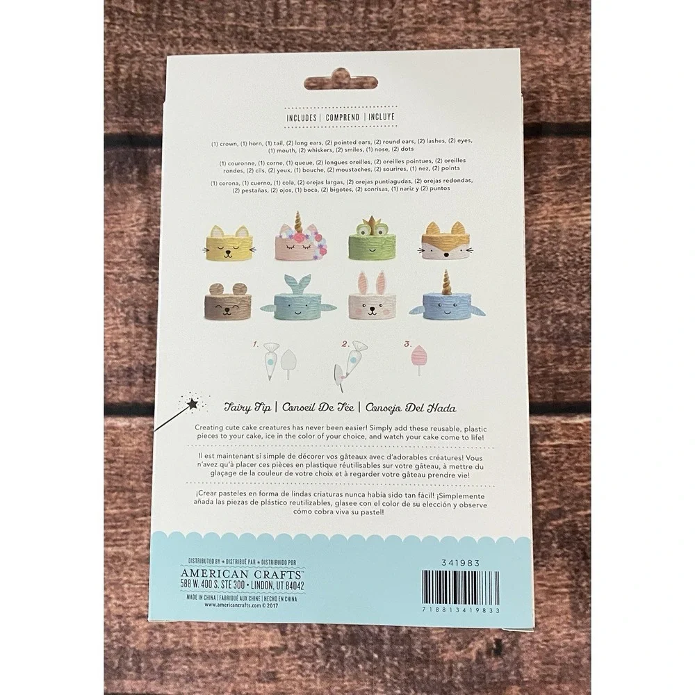 The Sweet Tooth Fairy Cake Face Kit 21 Piece By American Crafts